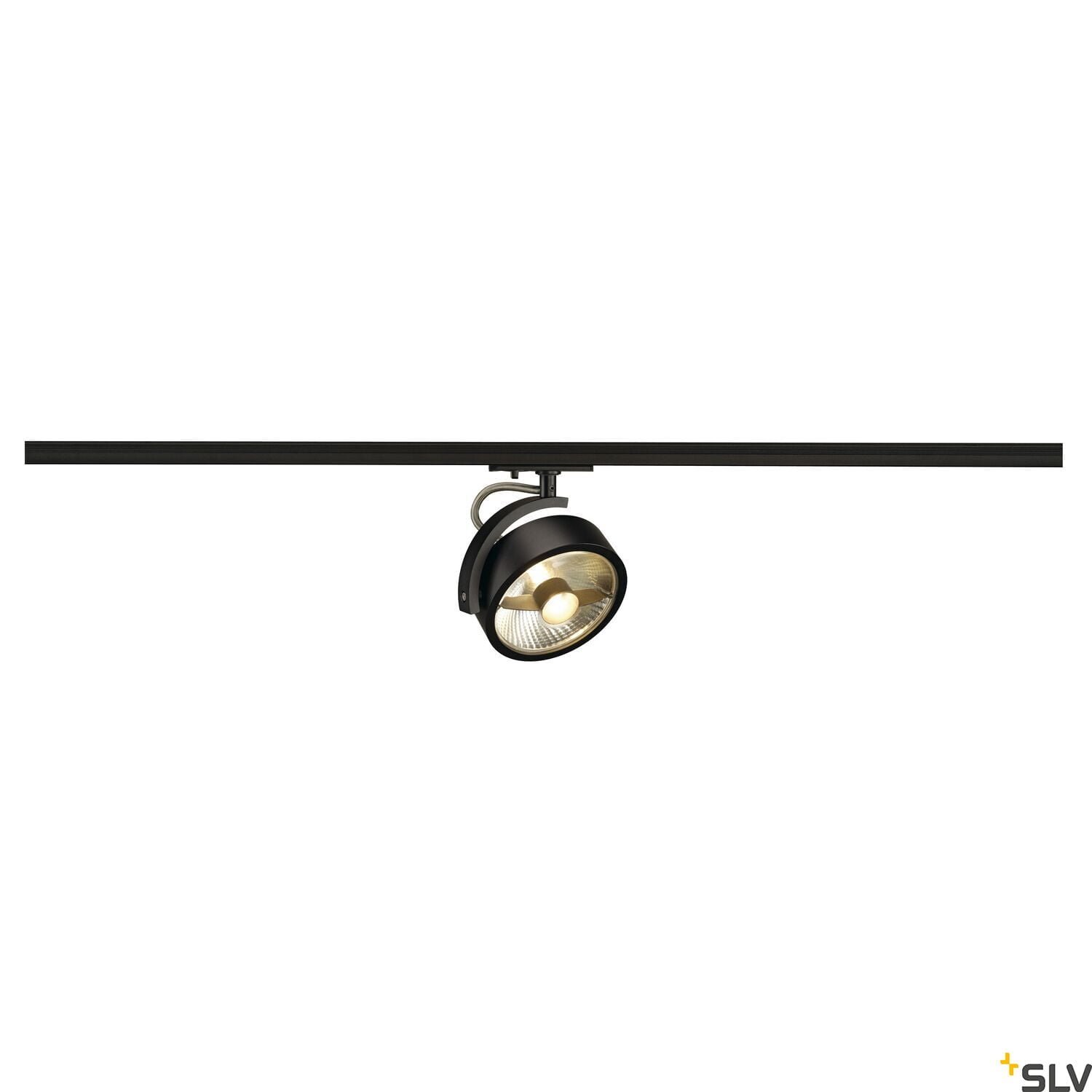 KALU TRACK, Spot, QPAR111, schwarz matt, inkl. 1Phasen-Adapter