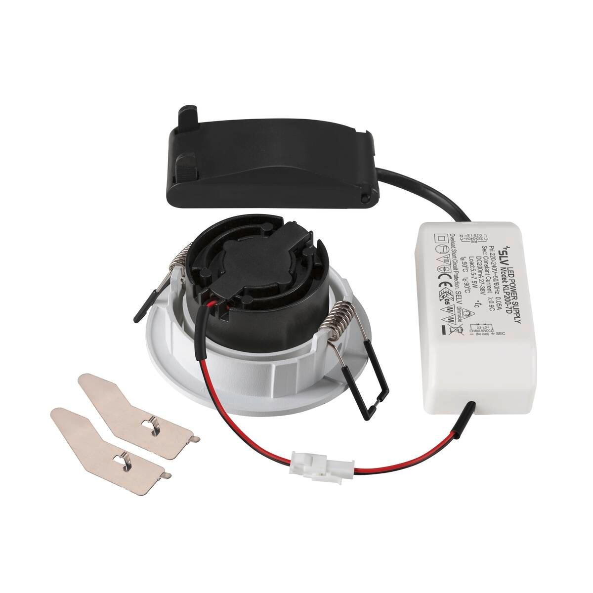 New Tria 68, LED Deckeneinbauleuchte, weiß, rund, 3000 K, 8,3 W, 750 lm 2 New Tria 68, LED Deckeneinbauleuchte, weiß, rund, 3000 K, 8,3 W, 750 lm 2